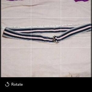 Polo by Ralph Lauren Kids Striped Belt - Navy and White